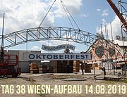 Oktoberfest 2019: Tag 38 Wiesn-Aufbau @ Theresienwiese (Mittwoch, 14.08.2019)  (©Foto: Marikka-Laila Maisel)